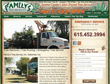 Tablet Screenshot of familystreeservice.com